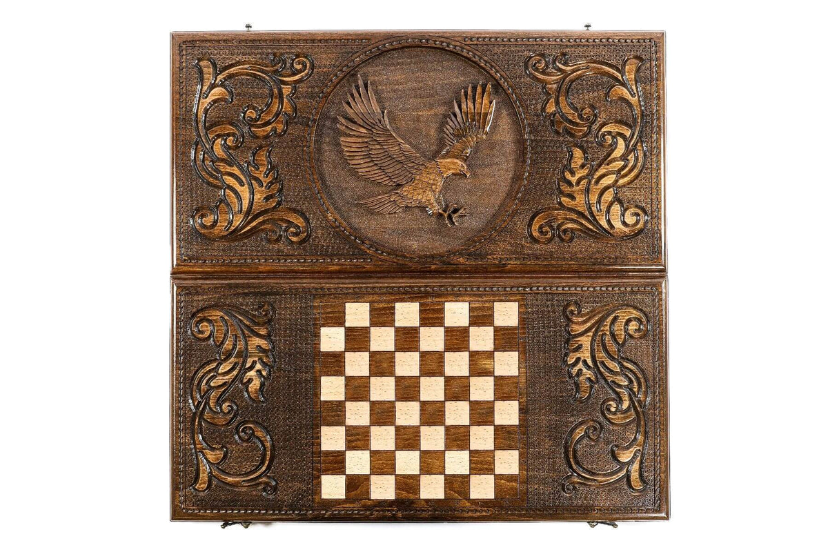 Plateau de Backgammon Rapace Damier
