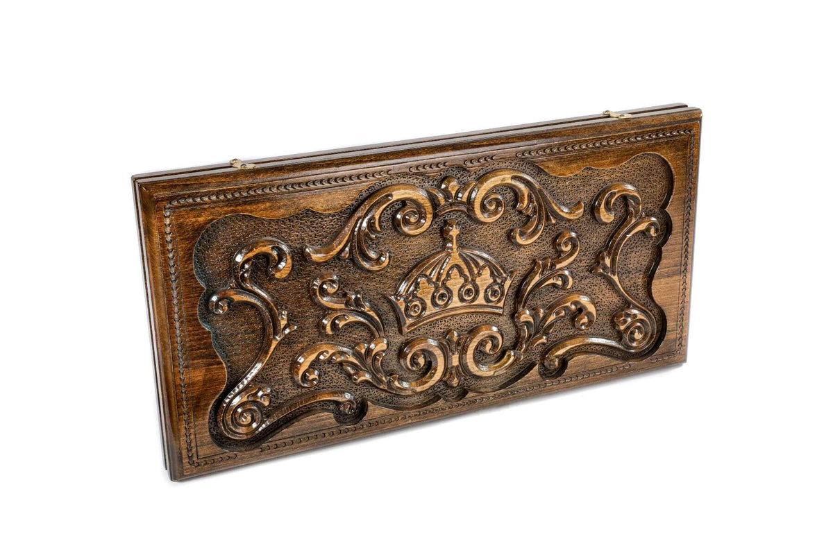 Plateau de Backgammon Rococo en Bois