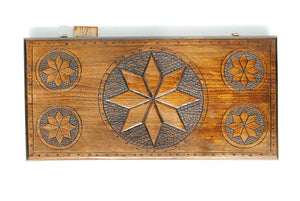 Plateau de Backgammon Scorpion en Bois de Hêtre