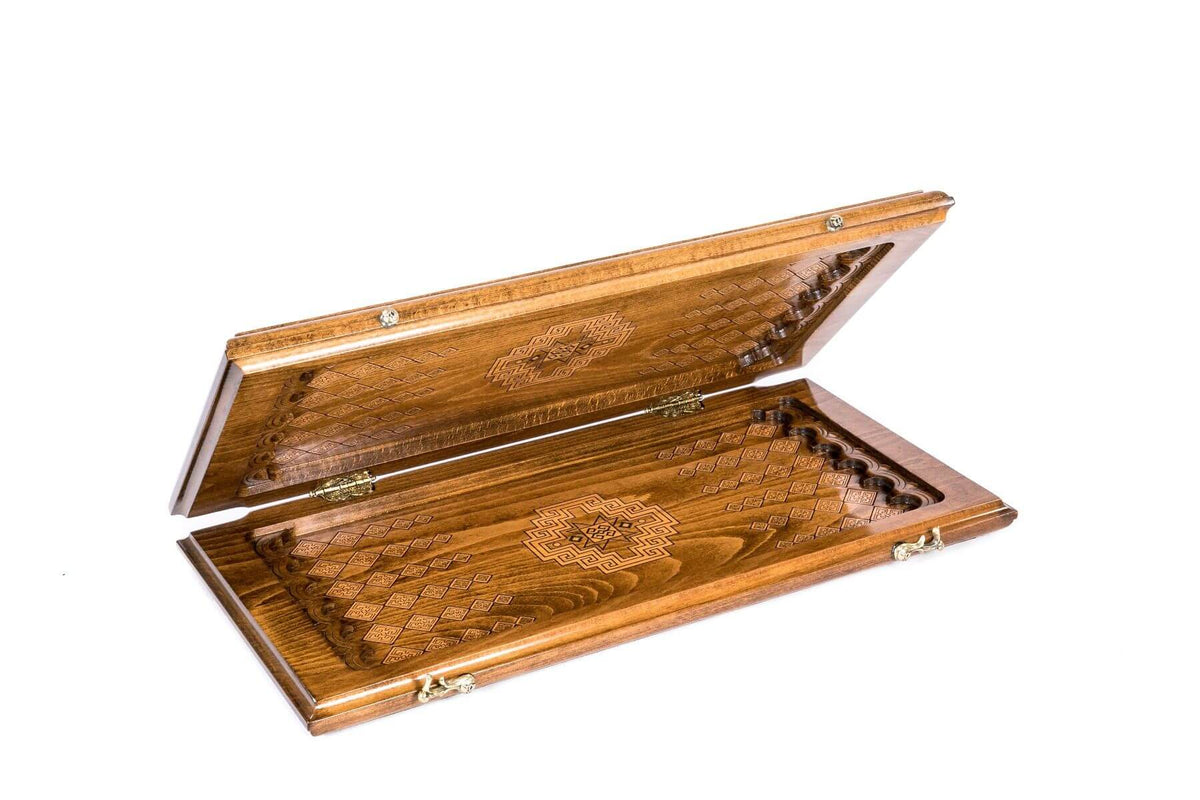 Plateau de Backgammon Tapis Portable