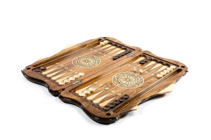 Plateau de Backgammon Tatev Pions Noirs