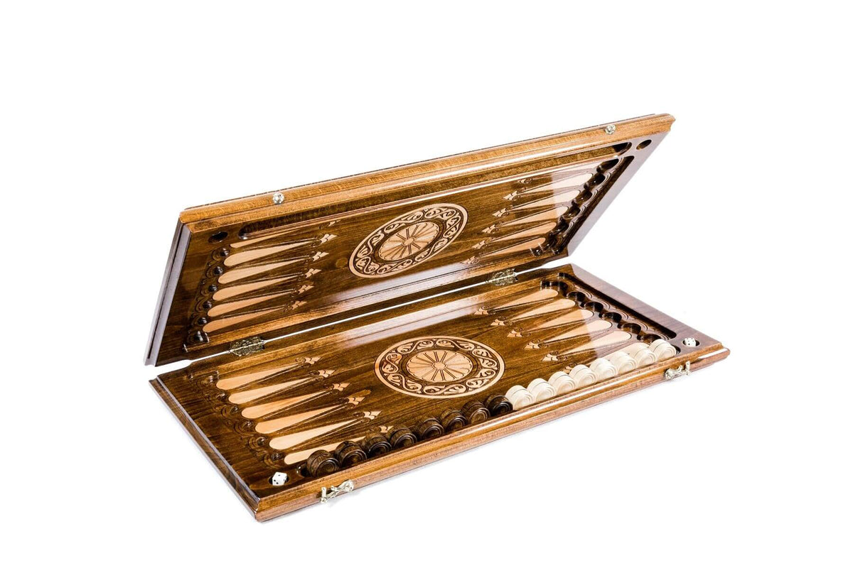 Plateau de Backgammon Temple de Garni Pliable