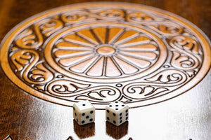 Plateau de Jeu Backgammon Dés