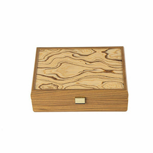 Pièces d'Échecs <br>avec Boîte en Olivier