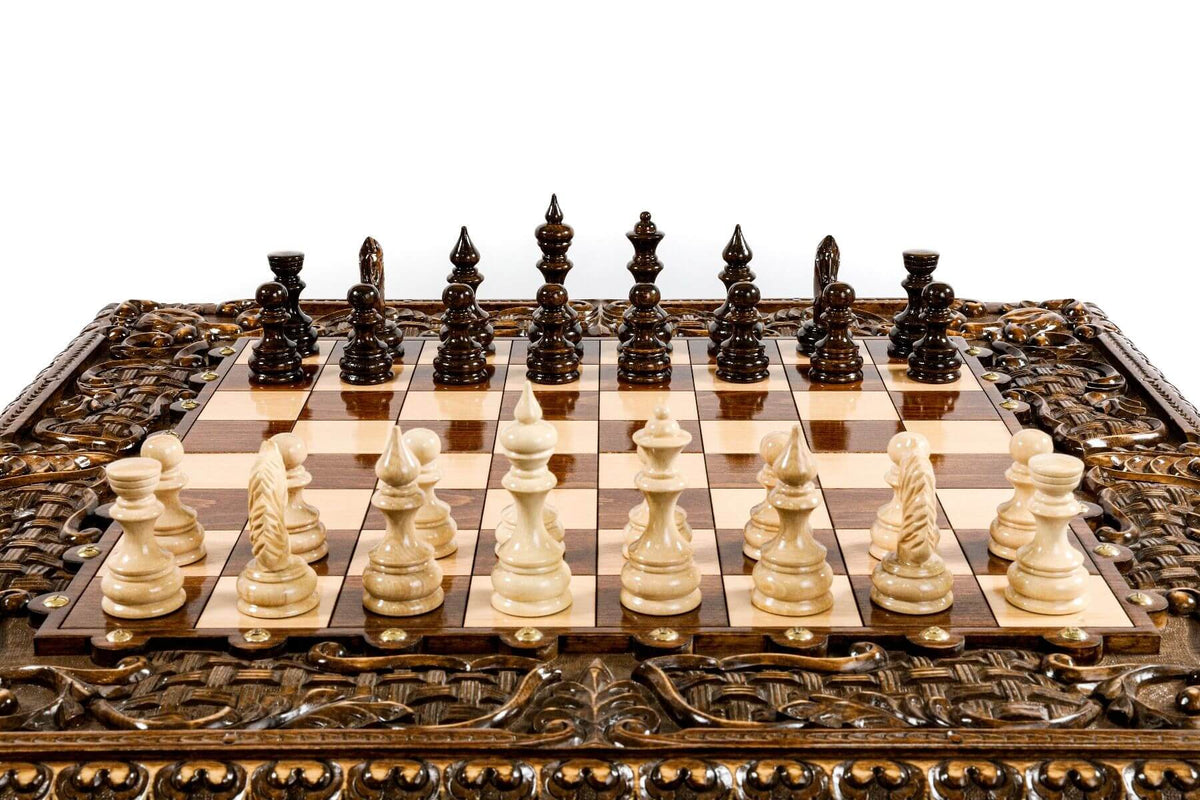 Table d'Echecs de Luxe Cavalier