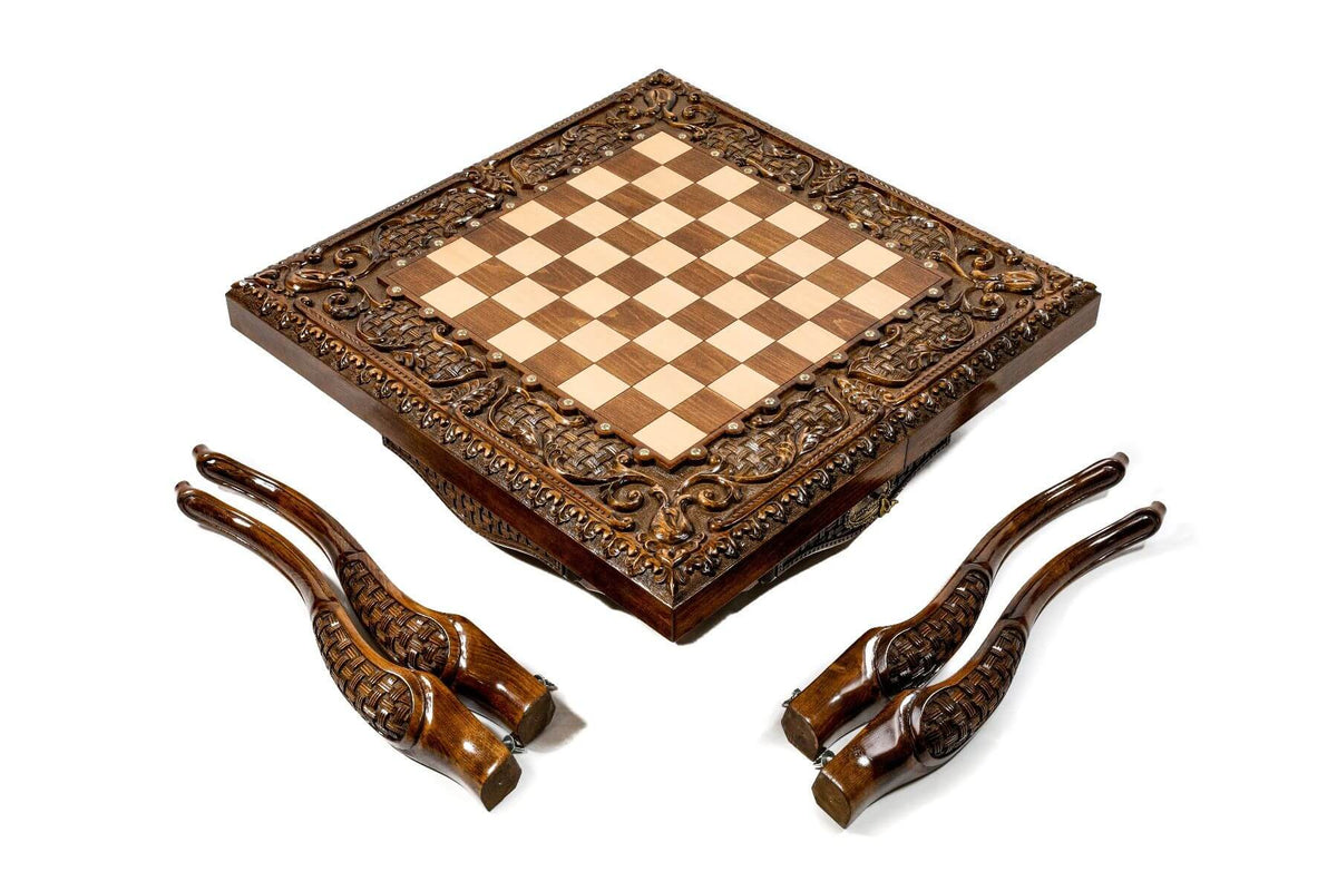 Table d'Echecs de Luxe Démontée