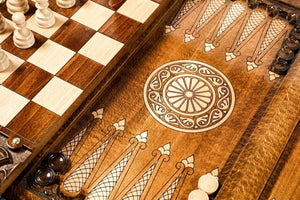 Table d'Echecs de Luxe Ouverte