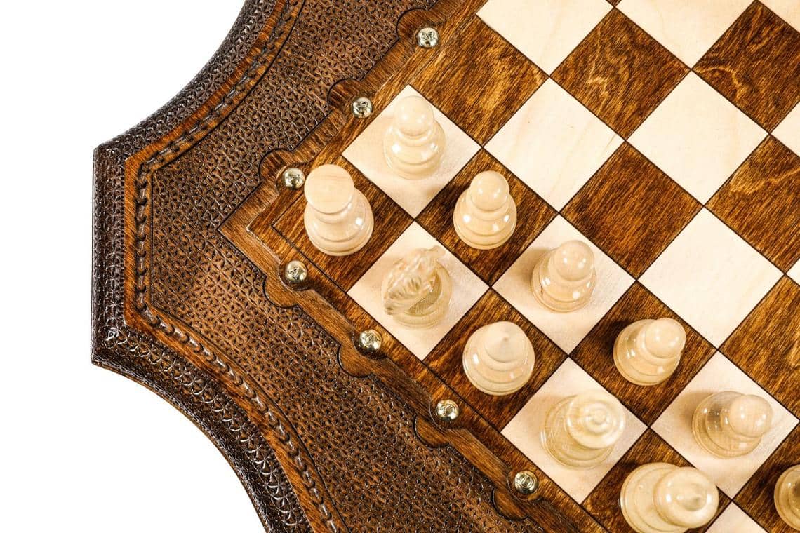 Table d'Echecs Ancienne Pion