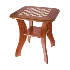 Table d'échecs Design <br>en Bois d'Acajou