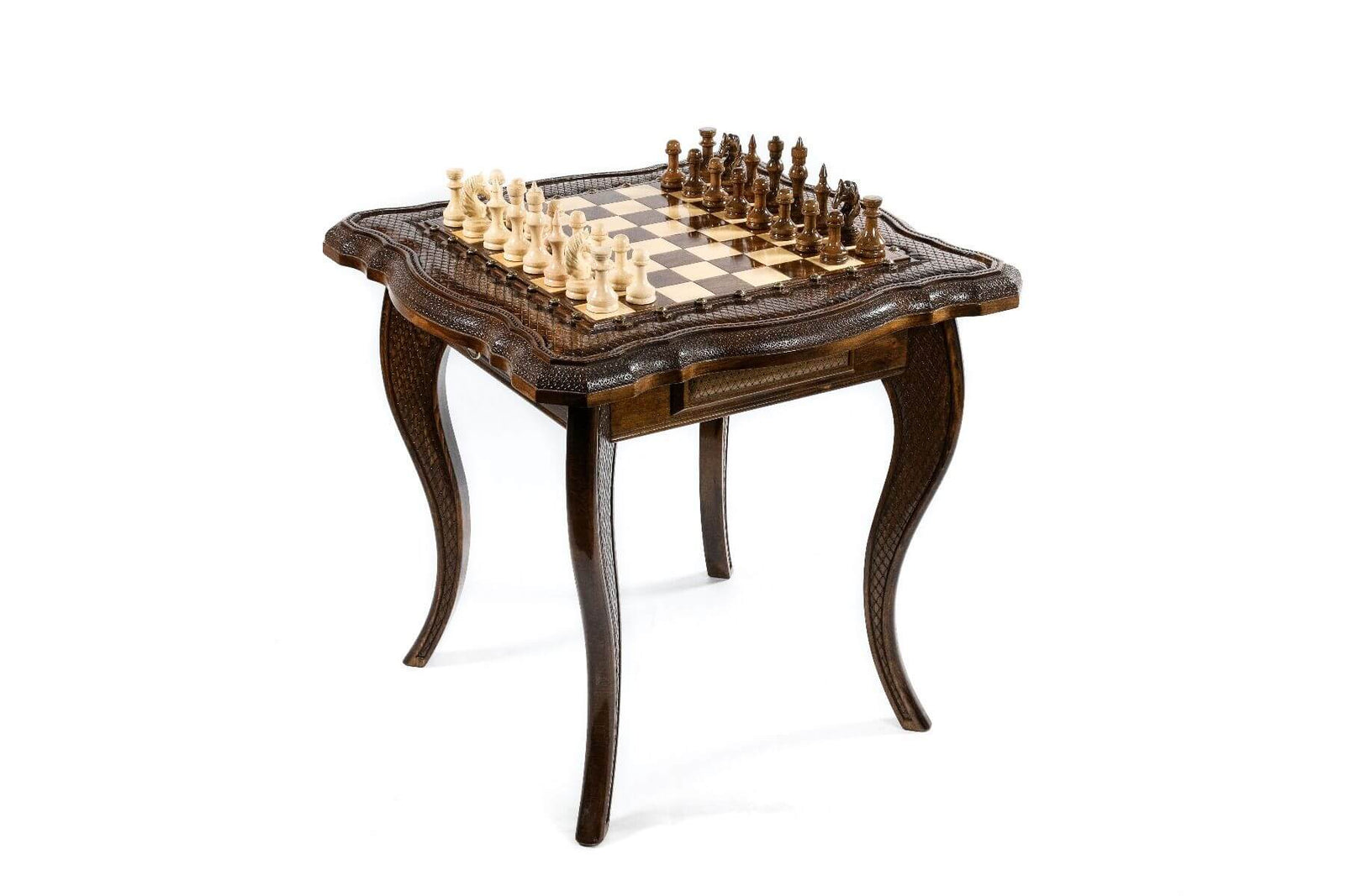 18 " Marbre Jeu D'Échecs Jeu Table Top Demi Précieux Pierres Art Main 18 " Marbre Jeu D'Échecs Jeu Table Top Demi Précieux Pierres Art Main